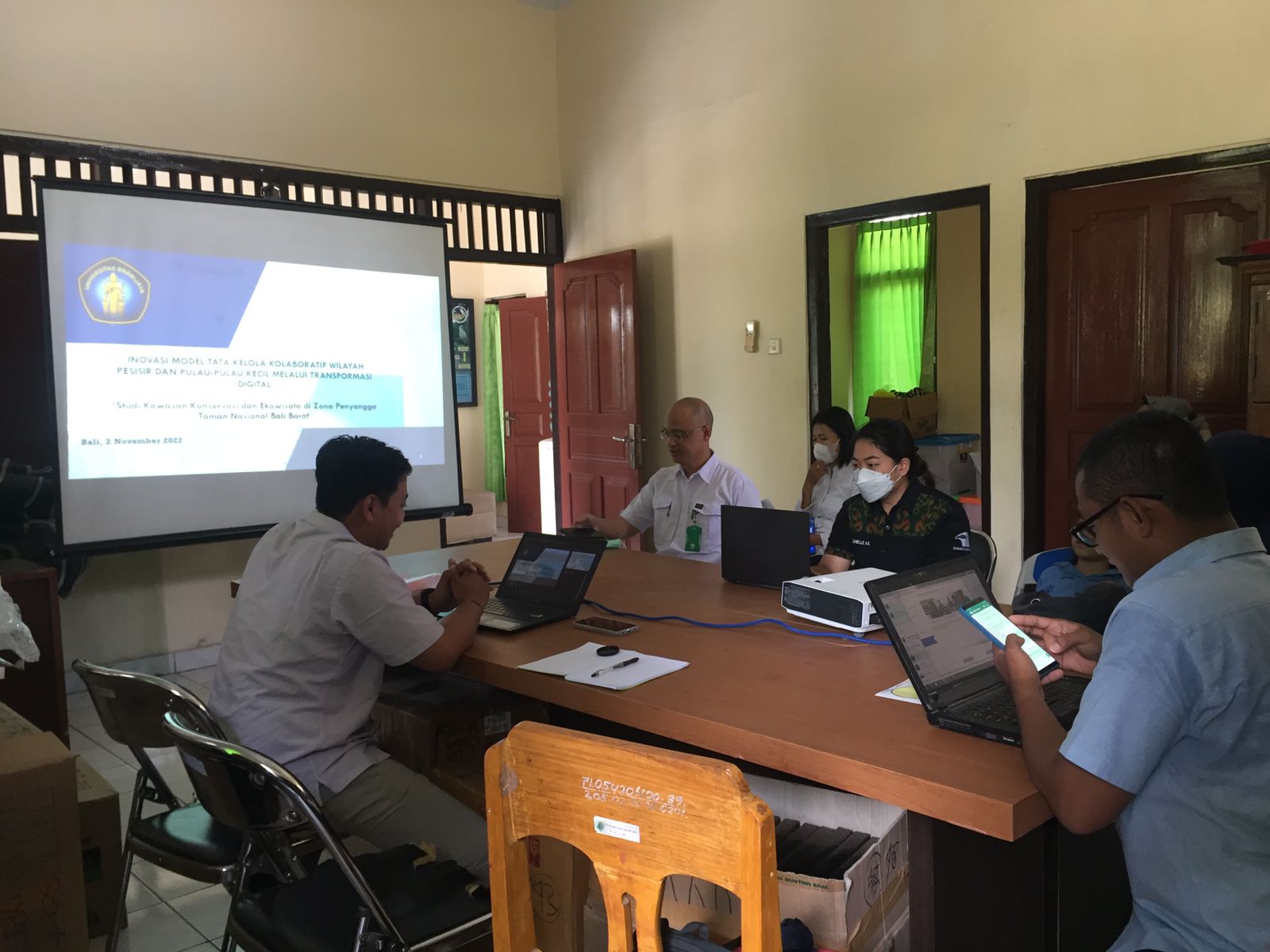 Diskusi dengan Taman Nasional Bali Barat